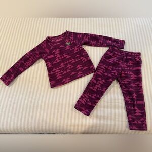 L.L. Bean Kids fitness fleece long sleeve set, 2T